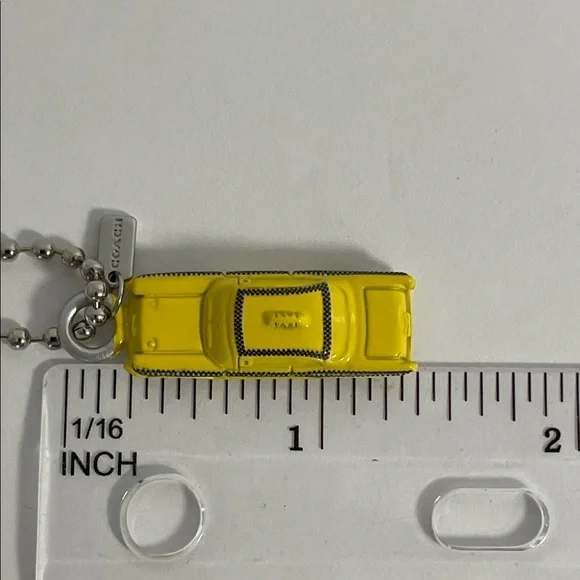 Coach Mini Taxi | Yellow Cab Metal Charm - Picture 7 of 10